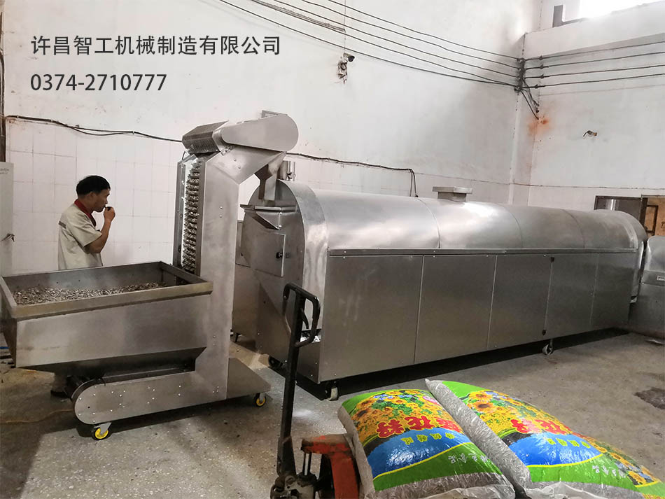 鄭州瓜子炒貨機(jī)流水線