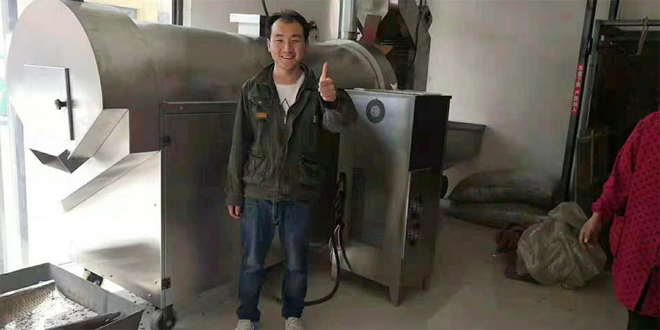 山東梁山流水線瓜子炒貨機(jī)