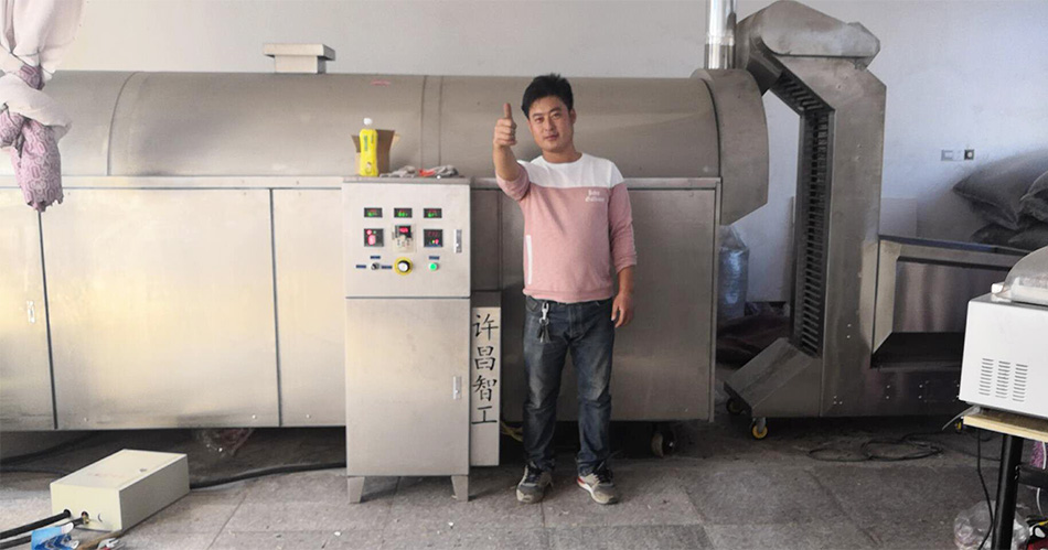 流水線炒瓜子機(jī)