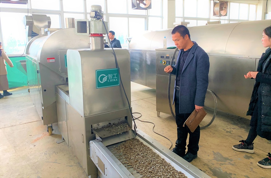 炒貨機(jī)流水線