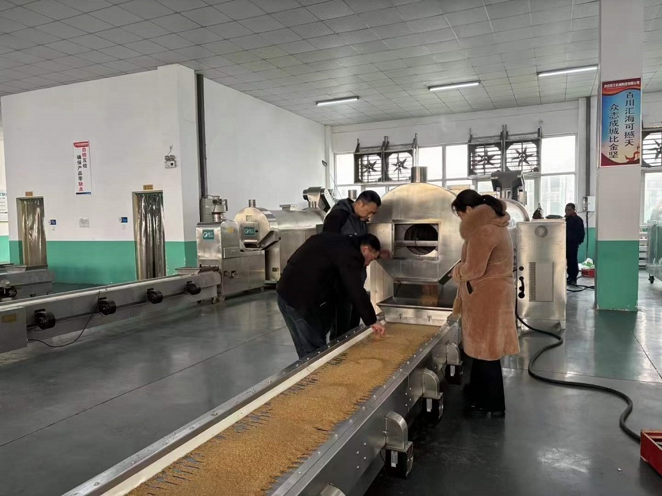 流水線電磁炒貨機(jī)